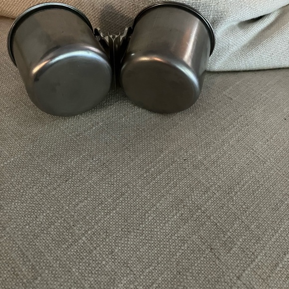 Stainless steel (clip on wooden bar) bird feeder for a cage - Picture 3 of 4